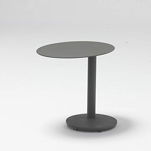 Whiteline Modern Living ST1608-GRY Colton Contemporâneo interno/externo em alumínio cinza superior e