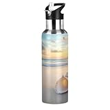 Joli cadeau : cette élégante flasque en acier inoxydable est parfaite pour toutes les activités intérieures et extérieures, elle vous aide à rester hydraté et en bonne santé, c'est un cadeau attentionné pour les adultes ou les enfants autour de vous.