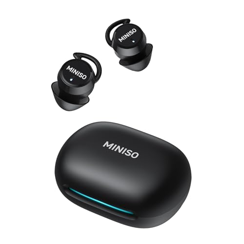 MINISO MS217 Sleep Earbuds Mini in-Ear Design for Side Sleepers Real-Time AI Translation 165 Languages & 8 Translation Mode Clear Calls and Music Bluetooth 6.0 Ideal for Sleep Study & Work.