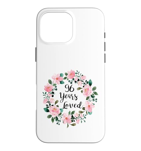 96 Years Loved Men Women 96 Years Old Cool 96th Birthday �X�}�z�P�[�X iPhone 16 Pro Max �p