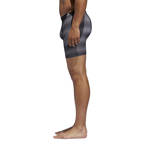 Adidas Men's Sport Performance Boxer Brief Underwear (2-Pack), Black/Grey/Sundown Graphic, X-Large #TOP3