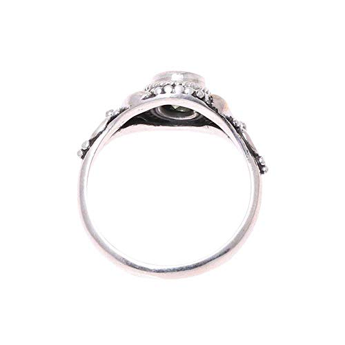 Novica Peridot .925 Sterling Silver Ring, Traditional Romantic' #TOP4