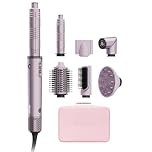 7MAGIC 7 in 1 Hair Styler & Hair Dryer Brush,110,000 RPM High-Speed Negative Ionic Hot Air Styler, 1400W Powerful Blow Dryer Brush & Multi-Style for Straight, Wavy, Curly, and Coily Hair, Purple