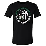 500 LEVEL Payton Pritchard Boston Celtics Shirt - Payton Pritchard Boston Celtics Player Ball WHT (Black, Large)