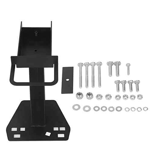 Image of Heavy Duty Spare Tire Mount Bracket for Trailers Black