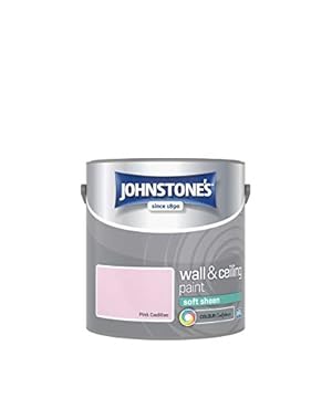 Johnstone's - Wall & Ceiling Paint - Pink Cadillac - Soft Sheen Finish - Emulsion Paint - Fantastic Coverage - Easy to Apply - Dry in 1-2 Hours - 12m2 Coverage per Litre - 2.5L