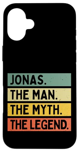 Jonas The Man The Myth The Legend �ʔ������� �J�X�^�}�C�Y�� �X�}�z�P�[�X iPhone 16 Plus �p