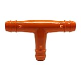 Te igual estriada indicada para instalaciones de aspersores y difusores sobre tubería flexible RP-FLEX o SPX-FLEX de Rain Bird.