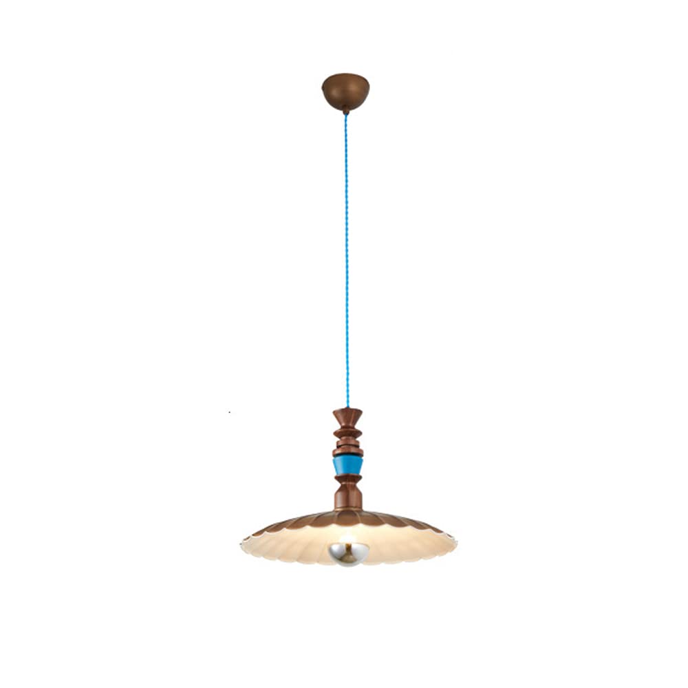 Suspension en bois pour îlot de cuisine et table à manger style japonais