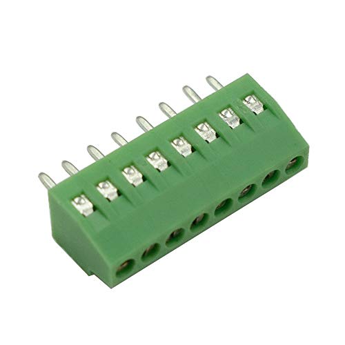 Hxchen 8-Pin 2.54Mm Pitch 150V 6A Pcb Mount Screw Terminal Block Connector - (20 Pcs) #TOP2