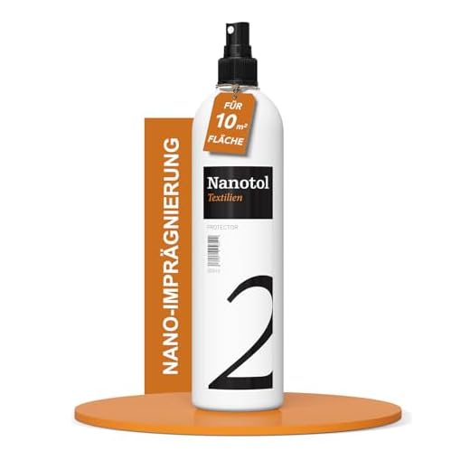 Nano-Imprägnierspray mit Lotuseffekt für Leder, Wildleder, Stoff - Nanotol Textilien Protector - Pflegespray für Kleidung, Schuhe und Outdoor Textilien aller Art