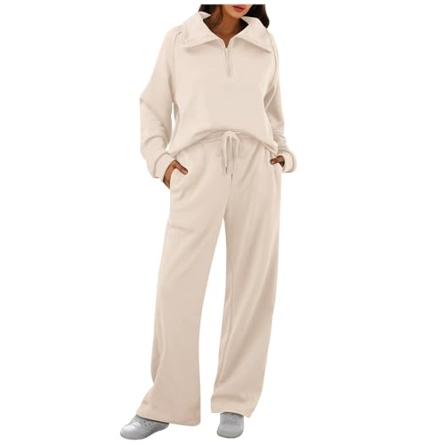 Pantalon de sport décontracté pour femme et haut assorti pour éliminer le froid de l'automne