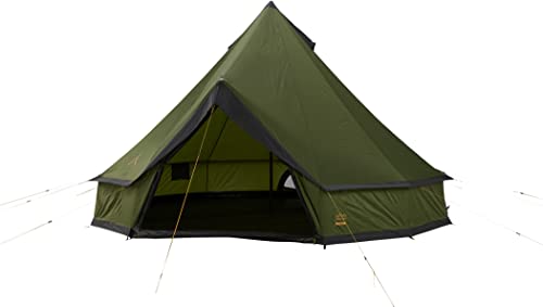Grand Canyon Indiana 8 - Carpa Redonda Para 8 Personas Carpa Familiar, Carpa Para Grupos, Carpa Piramidal, Tipi Capulet Olive Verde