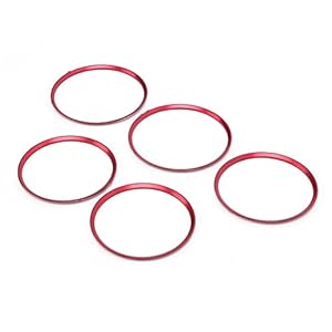 Car Air Outlet, A/C Vent Cover Aluminium Alloy Wearproof Red Replacement for Benz CLA250 2013-2018 for Decor