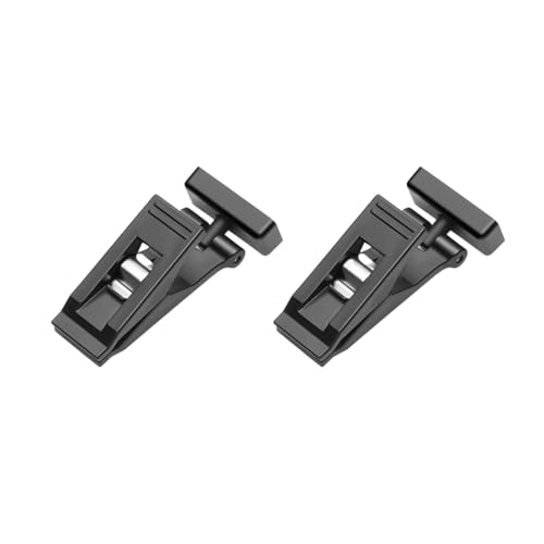 Tuxihapp 2PCS Magnetic Car Note Pad Holder - Reusable Memo Holder Car Parking Ticket Retainer Clips - Multi-Function Sunglasses Holder Clip Vehicle Storage Clamp for Card Bill Pictures (Magnetic)