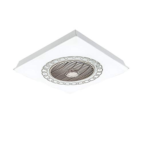 SXLCKJ Moderne Deckenventilator-Lampe, einfache Heim-Wohnzimmer-Flachlampe mit Ventilator-Restaurant-Panel-Leuchte T (Lichtventilator) Cover