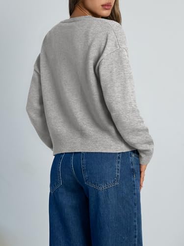 Image of Trendy Queen Cropped Cardigan Sweaters for Women Lightweight Y2k Fall Outfits Spring Fashion Clothes 2026