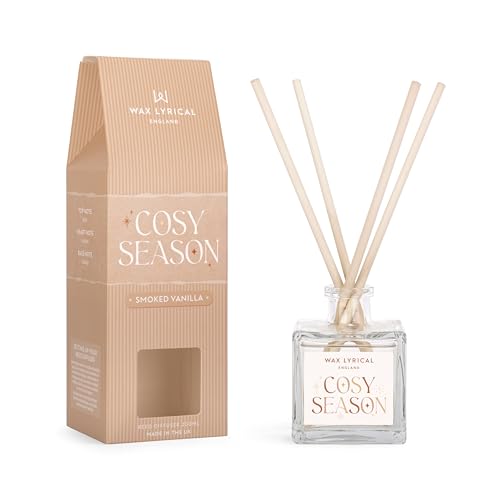 Wax Lyrical Smoked Vanilla Reed Diffuser 200ml | Sophisticated Gourmand Aroma | Vanilla's Glow-Up