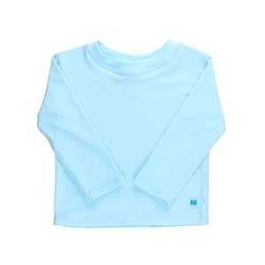 RUGGEDBUTTS® Camisa de baño de manga larga para bebé o niño con protector contra erupciones y UPF 50+