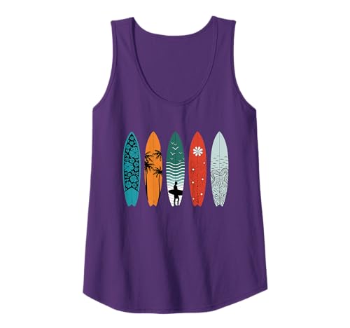 Surfer Surf Hawaii Board für Jungen Herren Tank Top