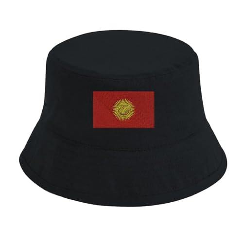 Chapeau bob drapeau du Kirghizistan idée cadeau original pour voyageur