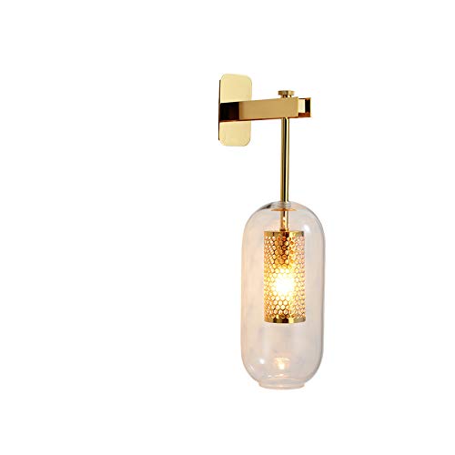 Preisvergleich Produktbild Industrie Wandleuchte Pendelleuchten Postmoderne Glaslampe Der Weinlesewandlampeninnenschlafzimmerna...