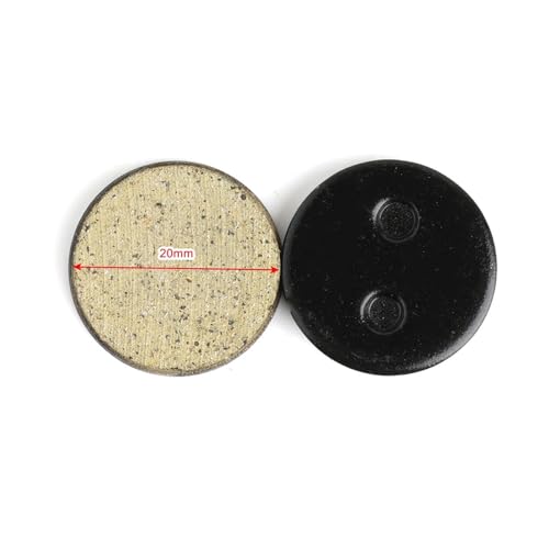 ziyany Piezas de Patinete eléctrico Kit de Pastillas de Freno compatibles con Xiaomi M365 /1S / Pro 2 / Mi Electric Scooter Almohadilla semimetálica 2 Piezas de Repuesto(365 and 1S- 2pcs)