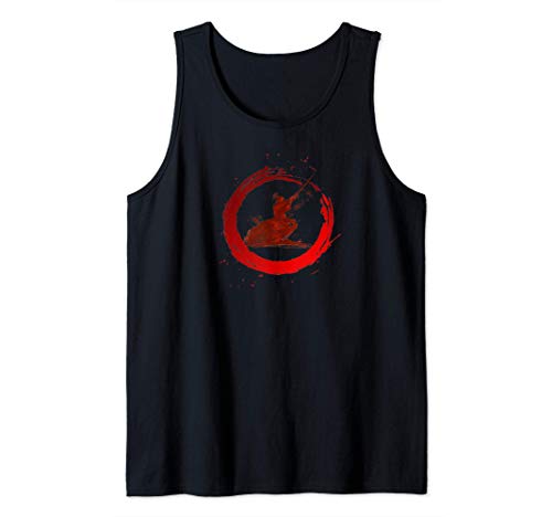 Espada katana guerrero samurai japonés Camiseta sin Mangas