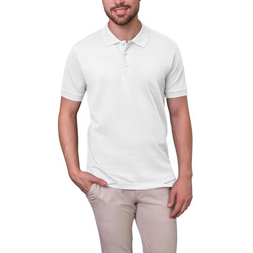 Polo M homme HRM Luxury Stretch classique élégant en taille M