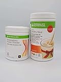 HERBALIFE (Duo) Formula 1 Healthy Meal Nutritional Shake Mix (Pumpkin Spice) with Personalized Prote