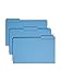 Smead File Folder, 1/3-Cut Tab, Legal Size, Blue, 100 per Box (17043)