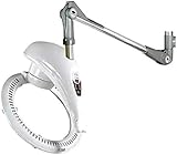 L'anneau infrarouge rotatif orbite de manière à obtenir une répartition uniforme de la chaleur.