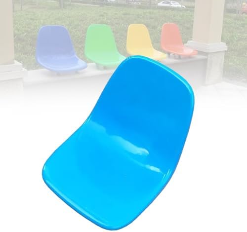 Ergonomic Yellow Plastic Waiting Room Chairs, Outdoor Grandstand Bench for Garden, Park, Patio, Stadium Seating - Comfortable, Durable Design