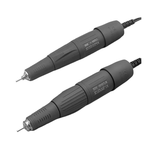 TIEOAXFT 45000 e 35000 RPM Elettrico Professionale Levigatrice for Unghie Trapano Penna Maratona Micromotore Lucidatrice Manipolo 2.35mm(SDE-H37L1 35000RPM)