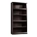 Sauder 5 Shelf Bookcase, Estate Black finish