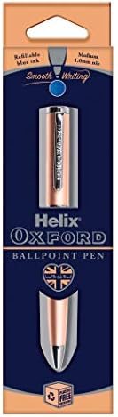 Helix Oxford Premium Fountain Pen (Pink) with Plastic Free Packaging