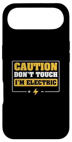 ���� Don't Touch I'm Electric Funny Electrical Engineers �X�}�z�P�[�X iPhone Air �p
