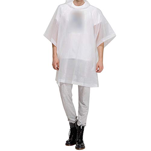 Unisex Rain Ponchos Raincoat Rain Jacket Adult Hooded Pullover Rain Poncho Waterproof Plus Size Poncho
