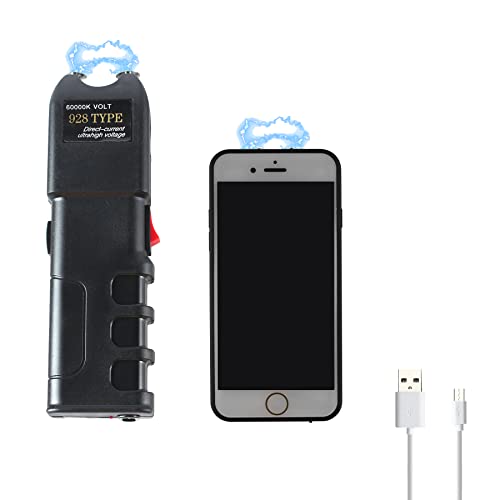 Magicutlery Heavy Duty Stun Gun And Cell Phone Stun Gun Flashlight Sos Personal Alarm Self Defense Siren For Women And Men Less Lethal Weapon Set Of 2 #TOP4