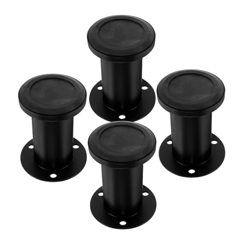 Veemoon 4pcs Furniture Legs Bed Replacement Parts Bed Feet Replacement Bed Frame Legs Replacement Bed Frame Feet Bed Legs Bed Support Bed Frame Riser Under Mattress Support Bedside Fixer