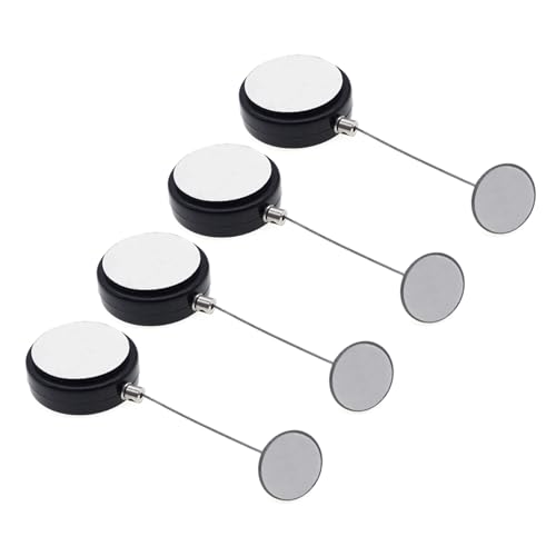 4Pieces Retractable Lanyard Anti-Theft Pull Box For Remote Controls Game Controllers Up To 100cm Long Retractable Cable