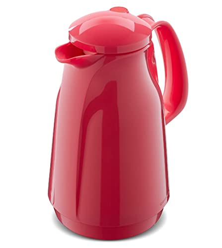 ROTPUNKT Verseuse isotherme 227 Bella 1,5 l - Couvercle à visser - Sans BPA - Longue durée de vie - Plein de goût - Insert en verre I Strawberry