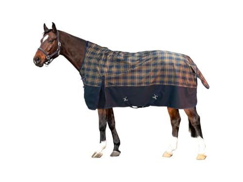 Couverture de cheval HKM Pittsburgh 115 cm bleu marine pour poney de sport