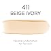 L'Oreal Paris Makeup Infallible Up to 32 Hour Fresh Wear Lightweight Foundation, 411 Beige Ivory, 1 Fl Oz, Packaging May Vary