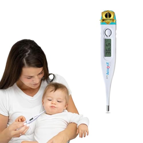 Image of BPL Medical Technologies Accudigit DT-04 Mercury-Free Digital Thermometer With Quick Measurement of Oral & Underarm Temperature in Celsius & Fahrenheit | High Accuracy|Digital Display|Water Resistance