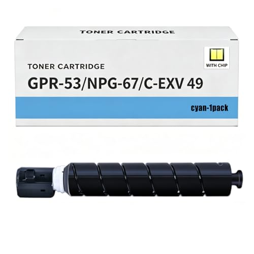 Toner GPR-53 NPG-67 haute capacité pour des impressions Canon IR-ADV ultra nettes