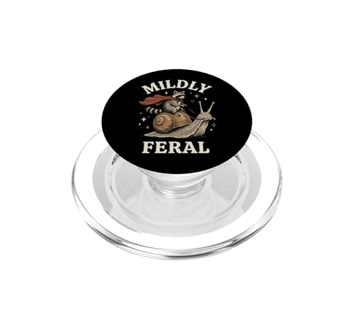 PopSockets PopGrip pour MagSafe Mildly Feral Casanier anneau support téléphone aimanté