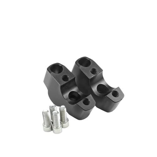 Kit extension guidon moto CL300 robuste en aluminium usiné noir de style scrambler