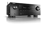 Denon AVR-X2700HDAB 7.2-Kanal AV-Receiver, HiFi Verstärker, Alexa kompatibel, 6 HDMI Eingänge und 2 Ausgänge, 8K-Video, Bluetooth, WLAN, Musikstreaming, Dolby Atmos, AirPlay 2, HEOS Multiroom