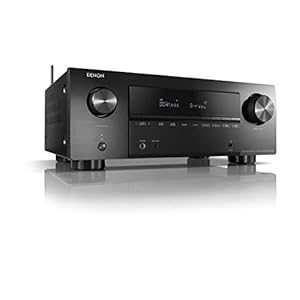 Denon AVR-X2700H DAB AV-Receiver, 7.2-kanaals hifi-versterker, DAB+, Alexa compatibel, 6 HDMI-Ingangen en 2 Uitgangen, 8K Video, Bluetooth, Muziekstreaming, Dolby Atmos, HEOS Multiroom – Zwart
